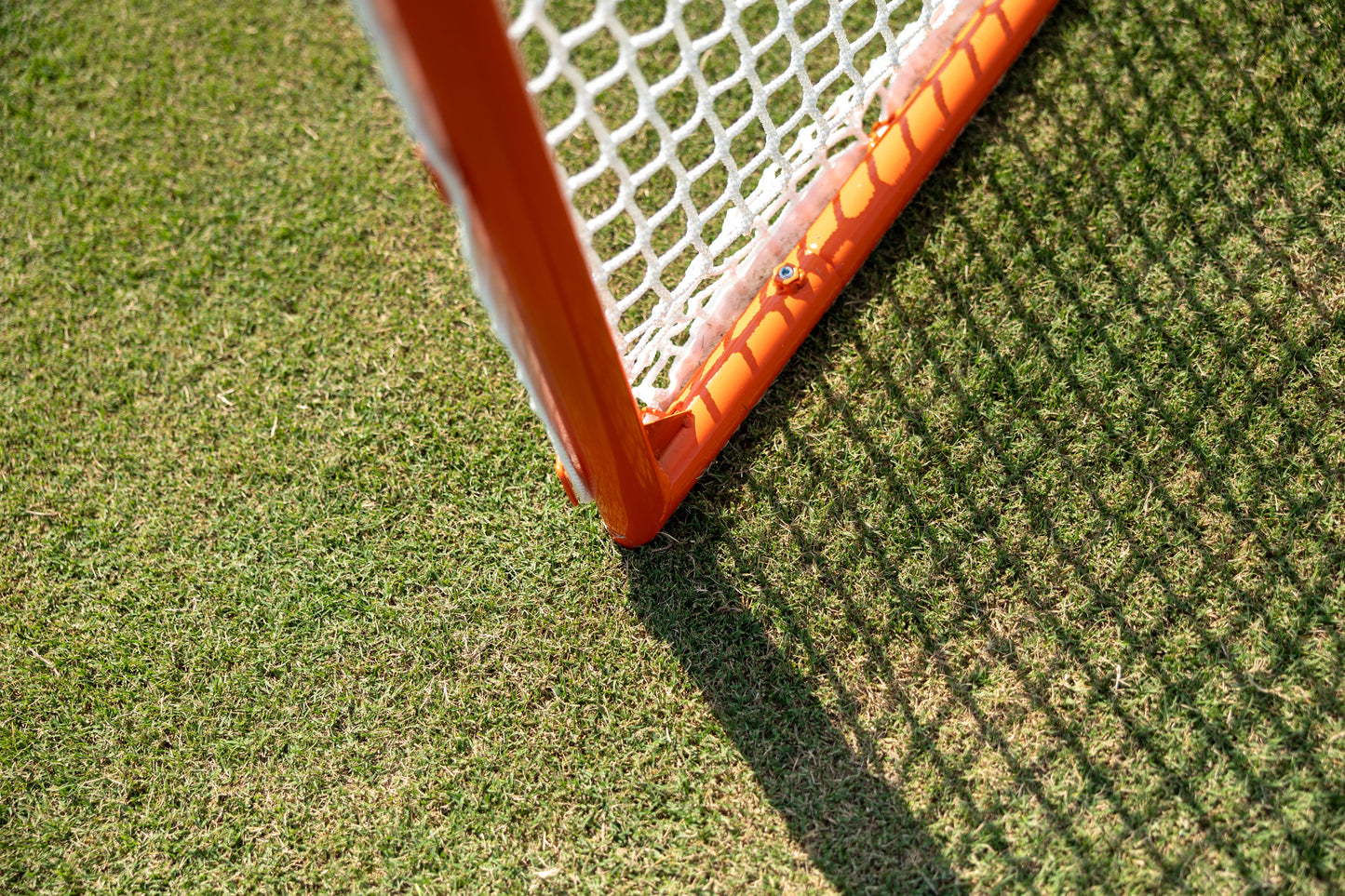 NEW! QUICK CLIP™ Tournament Lacrosse Goal, With Quick Attach Netting, Attaches in 90 seconds, Includes 5mm or 6mm White Net - Free Shipping
