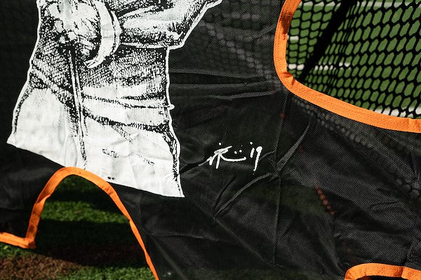 Hi-Impact Lacrosse Shot Trainer for 6'x6'x7' Goal by Crankshooter® - FEMALE GOALIE - Triple Stitching - FREE Shipping
