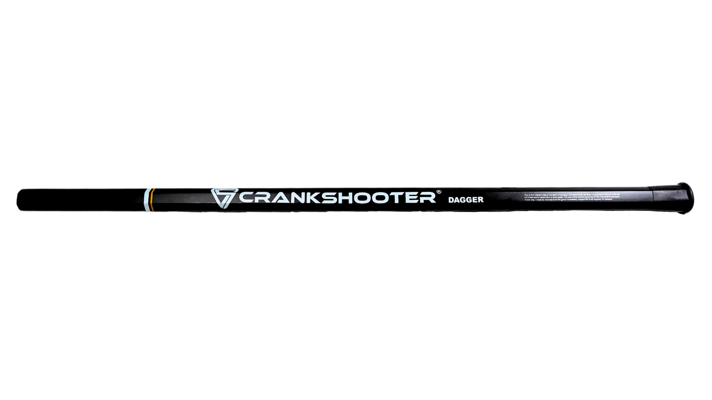NEW! Dagger, Carbon Fiber 30' Lacrosse Shaft by Crankshooter® Available in NEW Matte White & "USA Tough" Editions - FREE SHIPPING