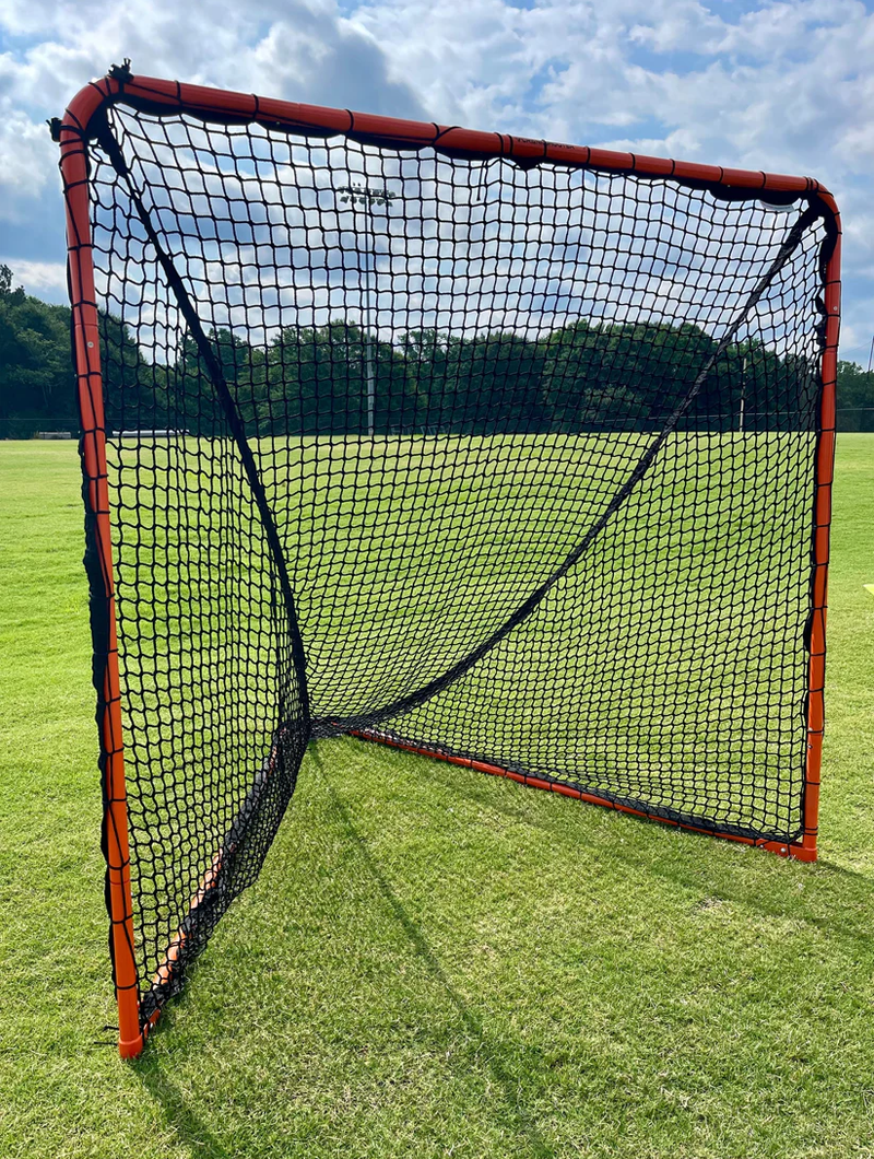 Open Box, Folding Lacrosse Goal - 30 lbs, 6'x6'x7' by Crankshooter® INCLUDED with  5mm BLACK Net - FREE Shipping (Copy)