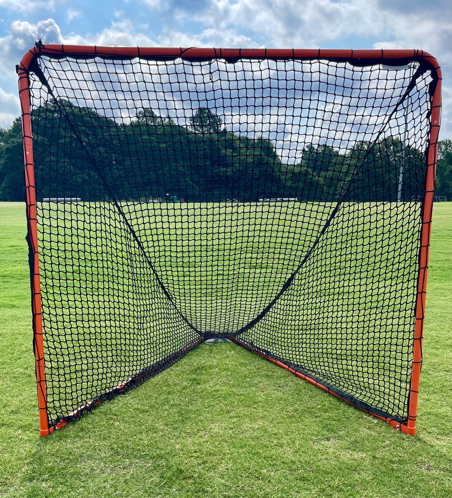 Open Box, Folding Lacrosse Goal - 30 lbs, 6'x6'x7' by Crankshooter® INCLUDED with  5mm BLACK Net - FREE Shipping (Copy)