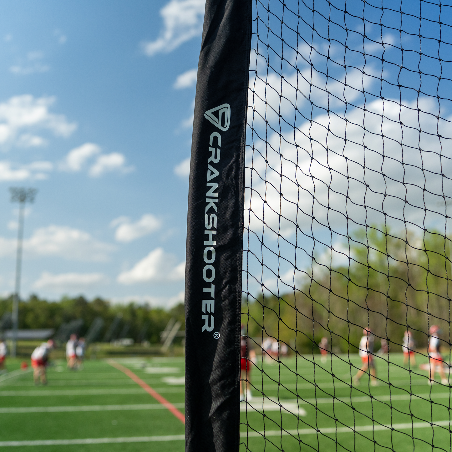 Pop-Up Lacrosse Backstop, 21' x 11' by Crankshooter® - Free Shipping