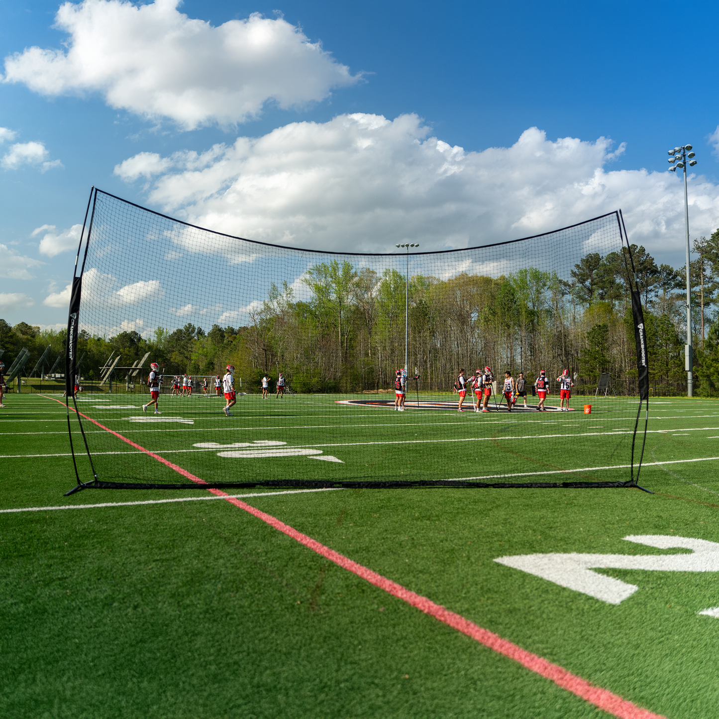 Pop-Up Lacrosse Backstop, 21' x 11' by Crankshooter® - Free Shipping