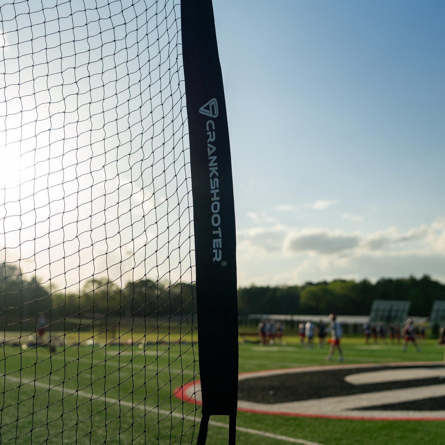 Pop-Up Lacrosse Backstop, 21' x 11' by Crankshooter® - Free Shipping