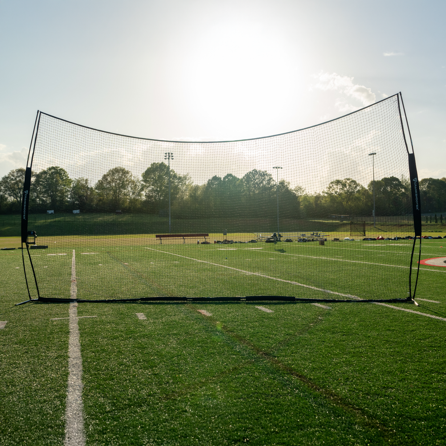 Pop-Up Lacrosse Backstop, 21' x 11' by Crankshooter® - Free Shipping
