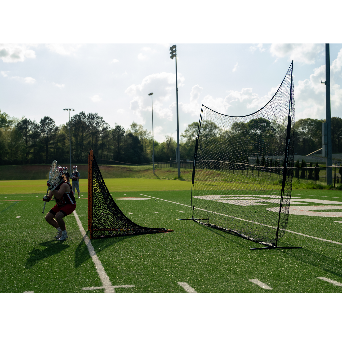 Pop-Up Lacrosse Backstop, 21' x 11' by Crankshooter® - Free Shipping