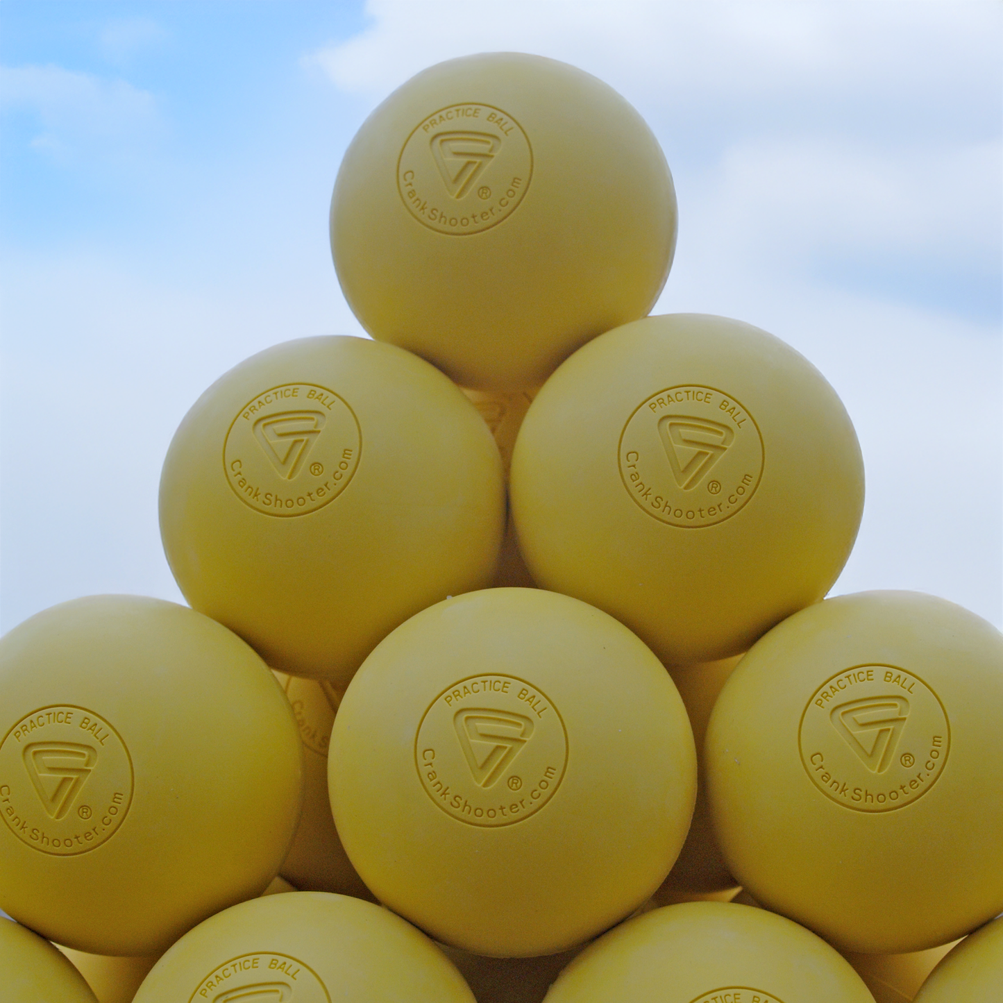 Crankshooter® Practice Lacrosse Balls – 120 Pack – THESE ARE NOT GAME BALLS