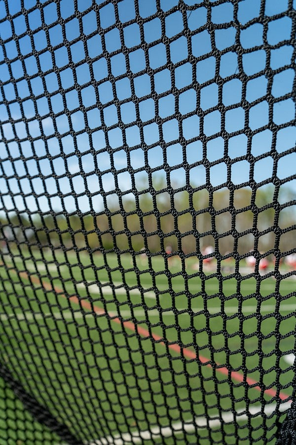 High School Practice Lacrosse Goal, 6'x6'x7', Lacing Rails, 59 lbs. Includes 6mm or 7mm White or Black Net, #1 Selling Goal, By Crankshooter® - Free Shipping