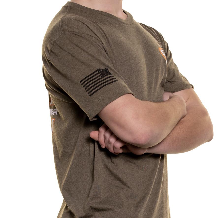 NEW! CrankShooter® Lacrosse Products T Shirt, Green, Short Sleeve, Blend Material - Made in the USA - FREE SHIPPING