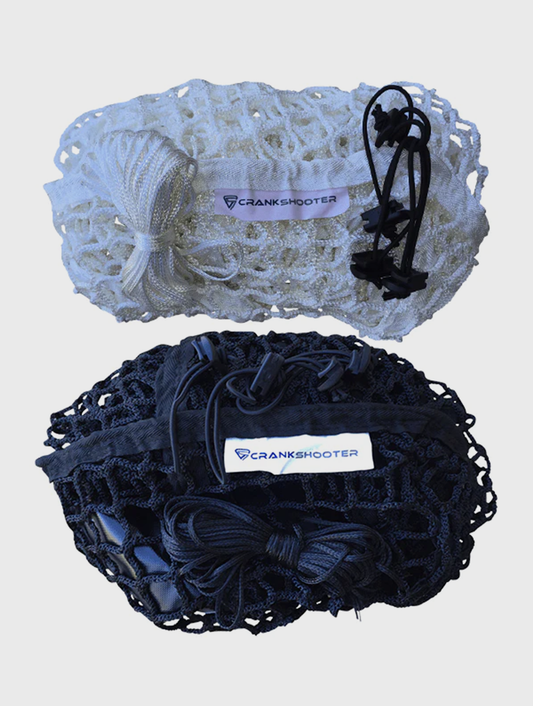 (4'6"ft x 4' x 5ft) 6mm Black OR White Box Lacrosse Net by CrankShooter® - FREE Shipping