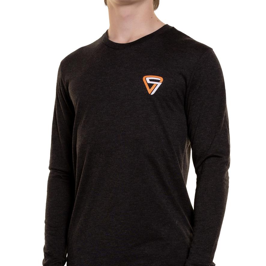 NEW! CrankShooter® Lacrosse Products Long Sleeve T Shirt, Black, Blend Material - Made in the USA - FREE SHIPPING