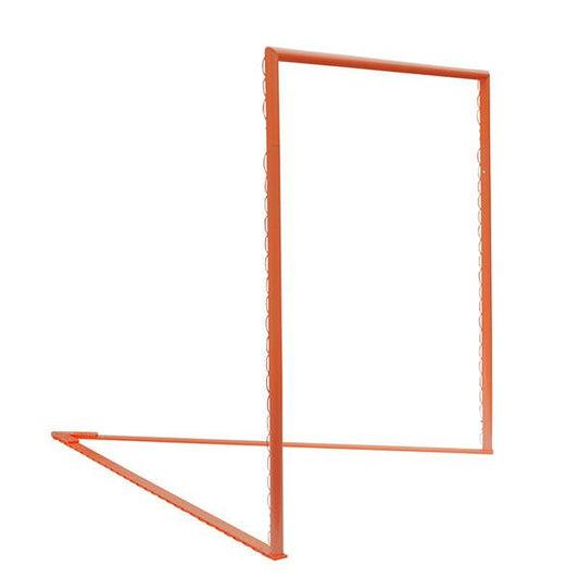 Official Box Lacrosse Game Goal Frame Only 4x4x5, Flat Base With Lacing Rails, 68 lbs. - Free Shipping