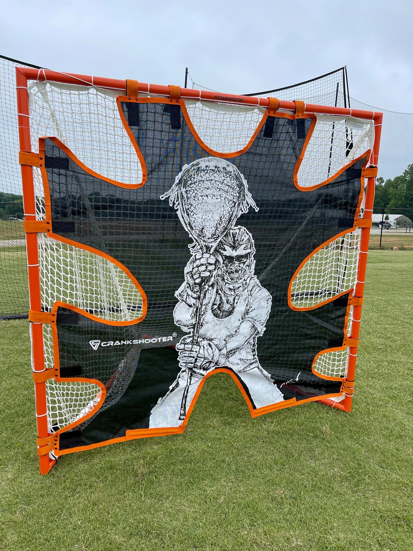 Hi-Impact Lacrosse Shot Trainer for 6'x6'x7' Goal by Crankshooter® - FREE SHIPPING