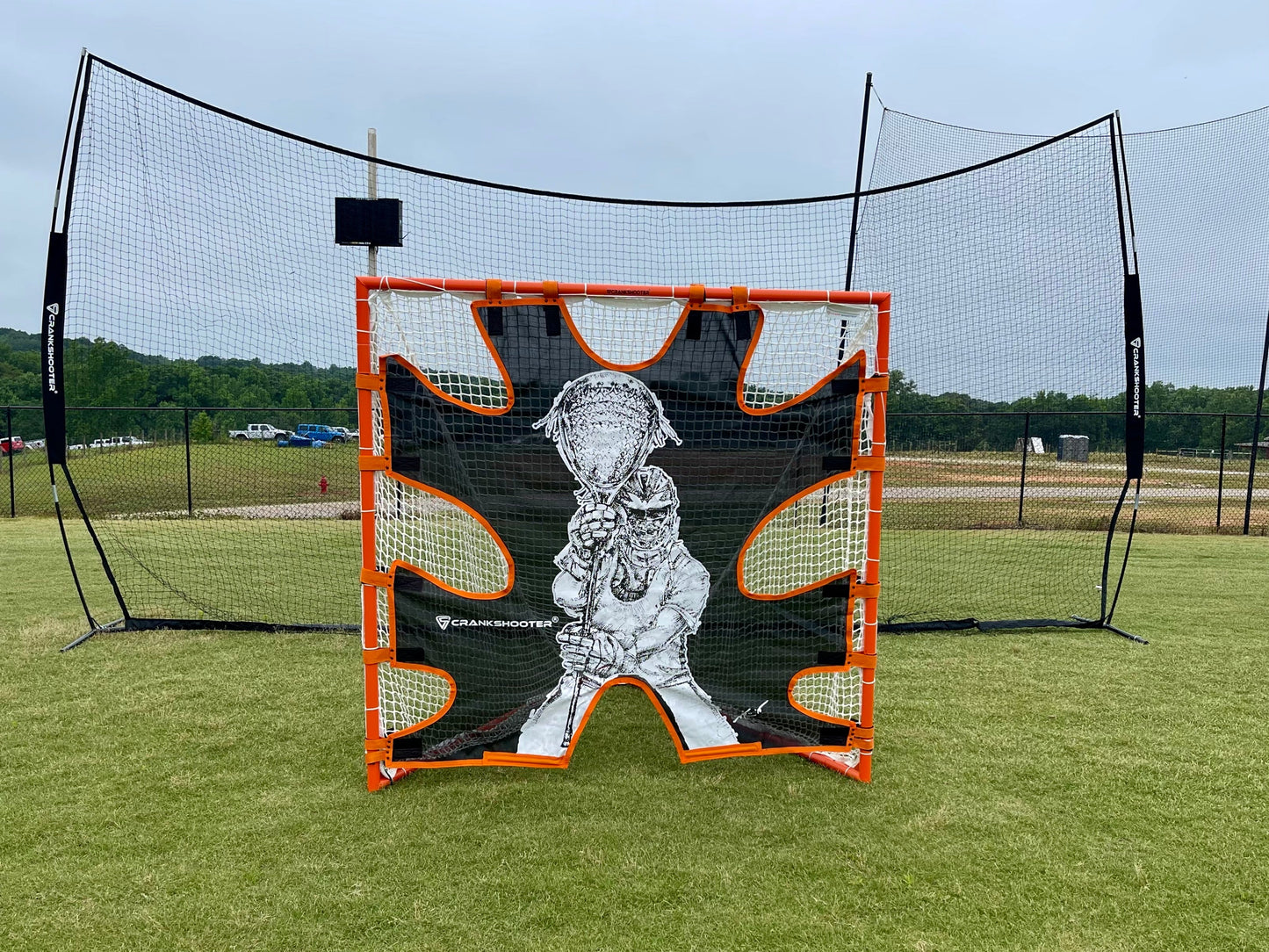 Hi-Impact Lacrosse Shot Trainer for 6'x6'x7' Goal by Crankshooter® - FREE SHIPPING