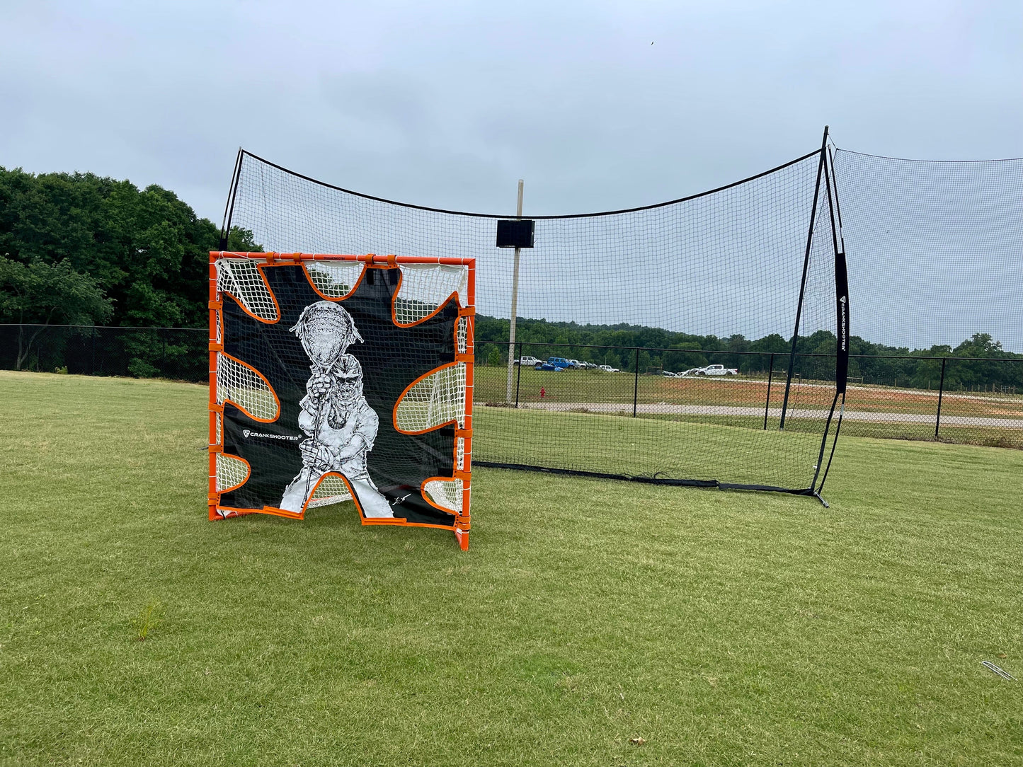 Hi-Impact Lacrosse Shot Trainer for 6'x6'x7' Goal by Crankshooter® - FREE SHIPPING