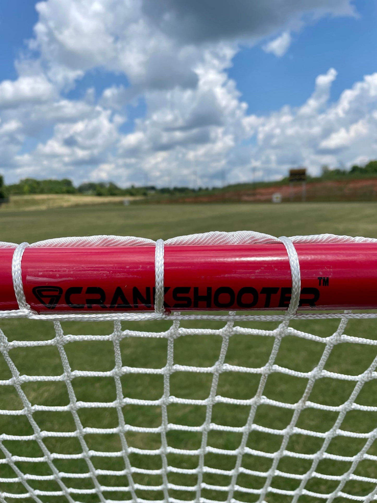 Box Lacrosse Goal, 4x4x4, 26 lbs. Includes 5mm White Net - Free Shipping