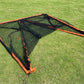 Folding Lacrosse Goal - 30 lbs, 6'x6'x7' by Crankshooter® INCLUDED with 4mm, 5mm or 6mm BLACK - FREE Shipping