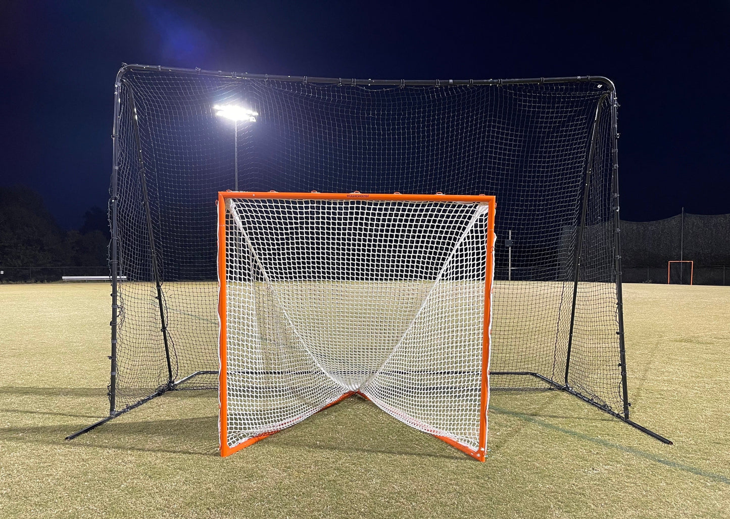 CrankCage Lacrosse Goal Backstop, 14'x10'x 7' by Crankshooter® - Free Shipping