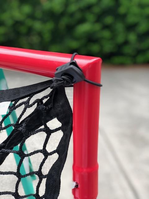 Box Lacrosse Goal, 4'x4'x4', 26 lbs. Includes 5mm Black Net - Free Shipping
