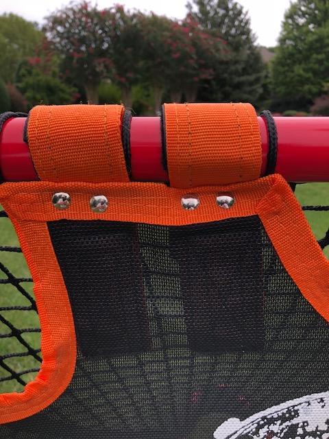 NEW! Hi-Impact "BIG GOALIE" BOX Lacrosse Shot Trainer by CrankShooter® For 4'x4' BOX GOALS ONLY -Triple Stitching - FREE Shipping