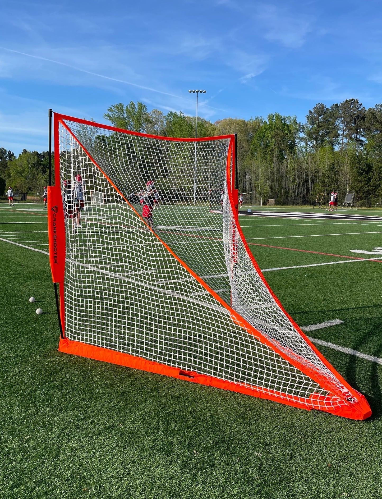 Pop-Up Lacrosse Goal, 6'x 6' or 4'x 4', Quick Setup and Mobile - Free Shipping