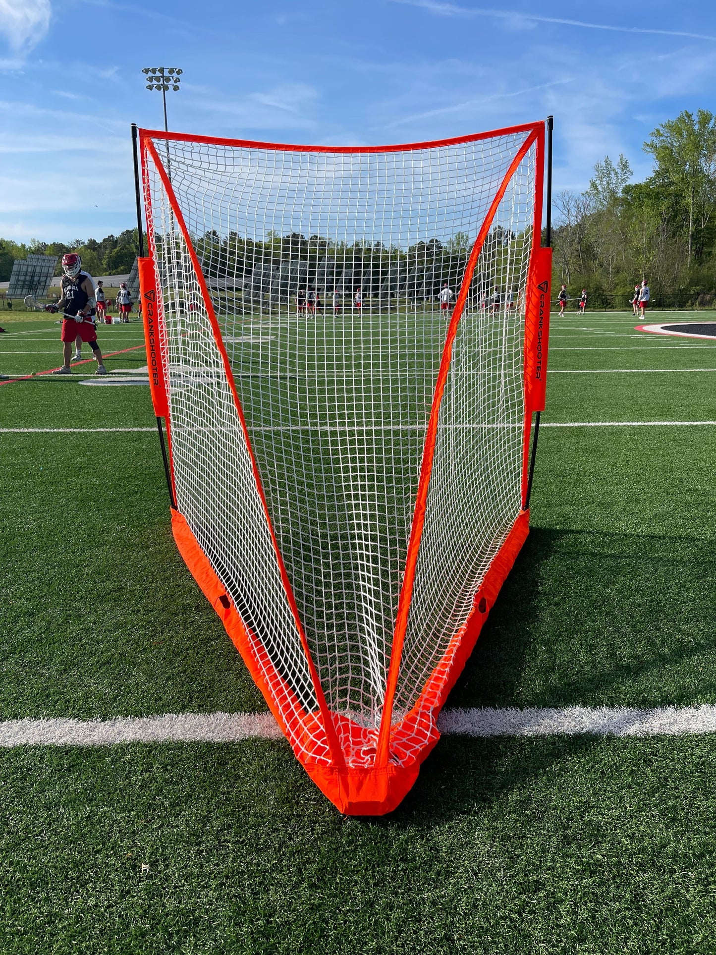 Pop-Up Lacrosse Goal, 6'x 6' or 4'x 4', Quick Setup and Mobile - Free Shipping