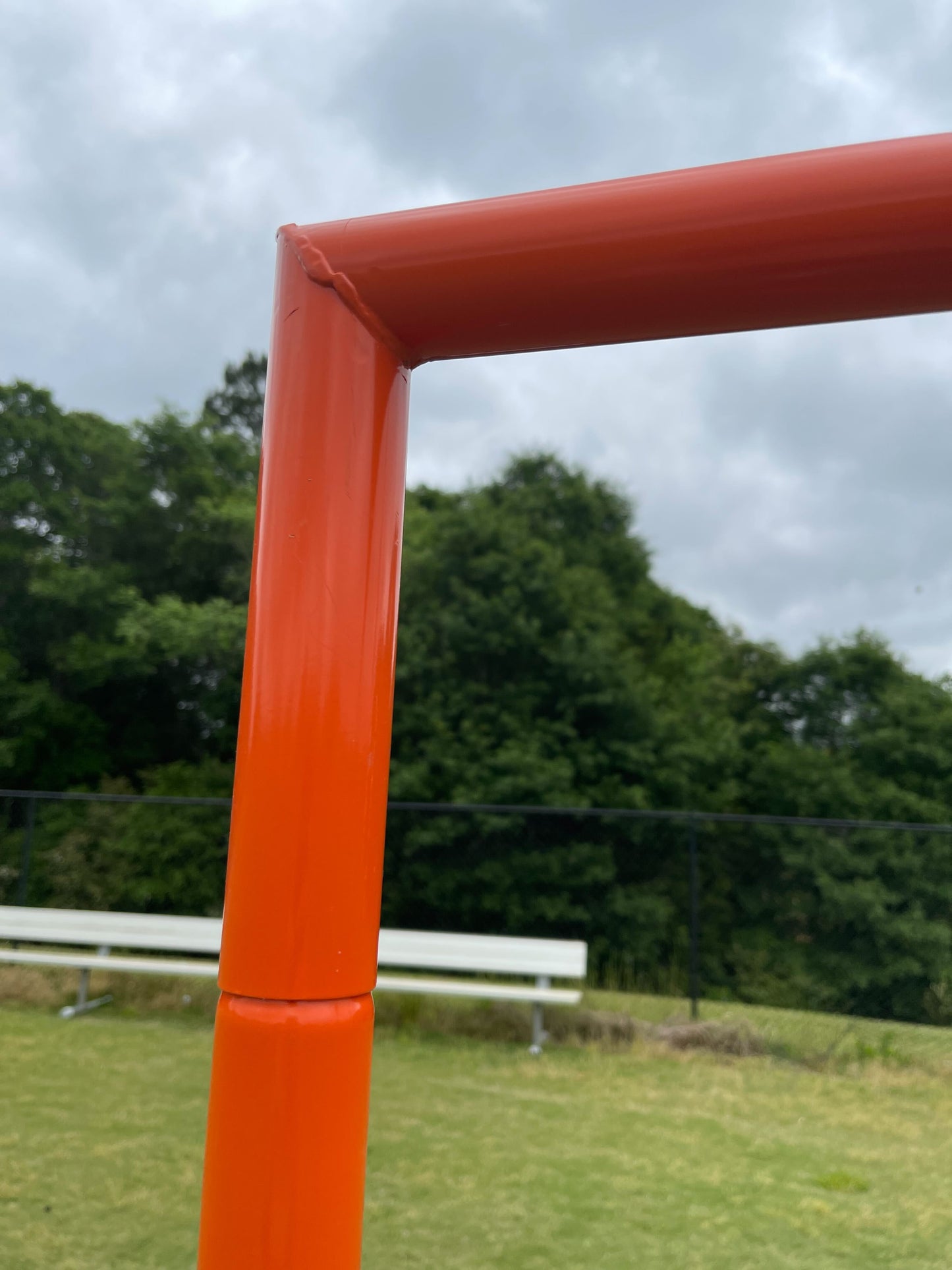 Tournament Lacrosse Goal, 6'x6'x7', 35 lbs. Includes 4mm - 7mm White Net - Free Shipping