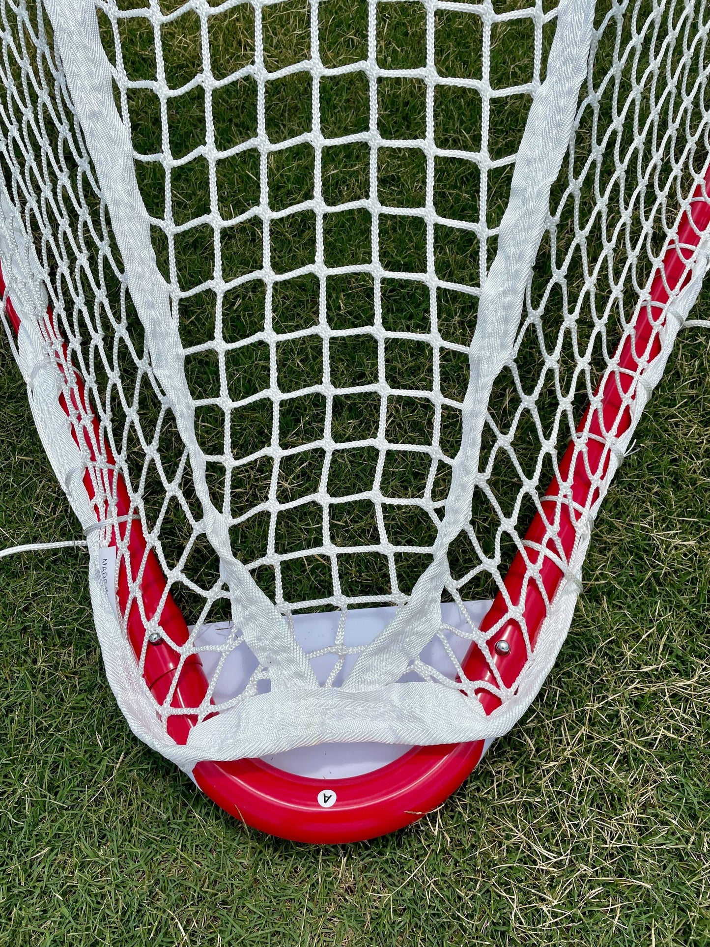 PAIR (2x) of Lacrosse Goals - 4x4x4 BOX Lacrosse Goals 26 lbs each - INCLUDES 2x 5mm White or Black Crankshooter® Nets - FREE SHIPPING