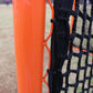 High School/College Game Goal 6'x6'x7' by Crankshooter® 118 lbs. Posts w/ Lacing Rails & Flat Iron Base, Heavy 6mm or 7mm WHITE Net Included - Free Shipping