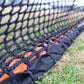 6mm College - High School Lacrosse 6X6X7 Replacement Net, Includes 120' Lacing Cord & Bungees, By Crankshooter® - FREE SHIPPING