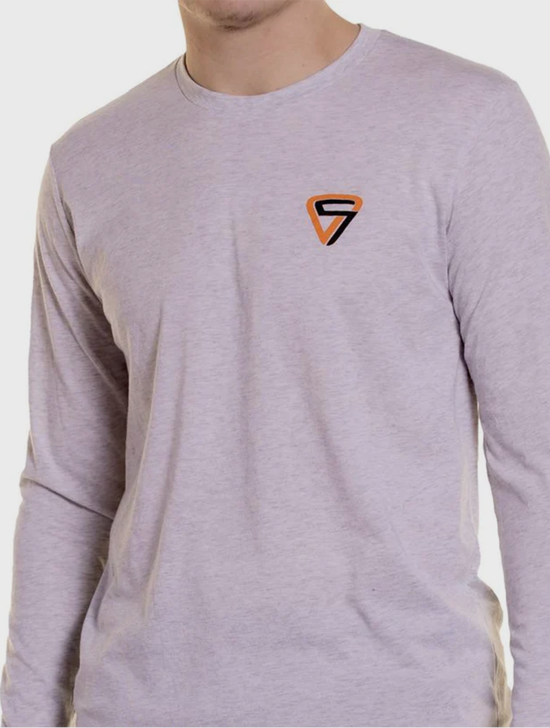Men's Orange Virginia Cavaliers Sleeve Hit Long Sleeve T-Shirt