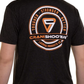 NEW! CrankShooter® Lacrosse Products T Shirt, Black, Short Sleeve, Blend Material - Made in the USA - FREE SHIPPING