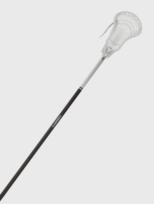 Dagger Carbon Fiber Stick by Crankshooter® COMPLETE, 60" Dagger Carbon Shaft with the CrankShooter Eagle 1™ Head (Strung)(Defenseman) FREE SHIPPING