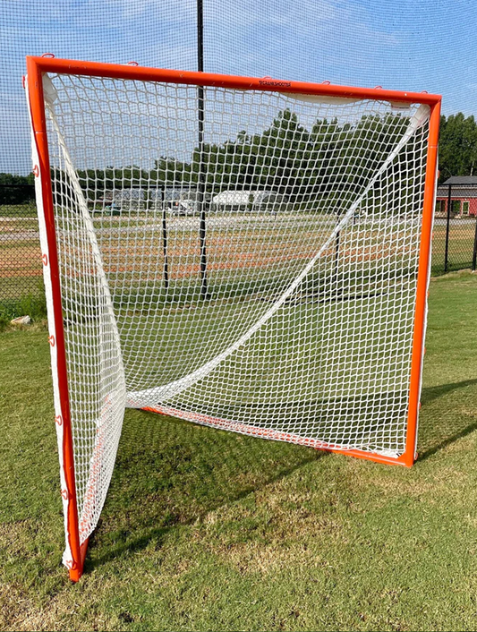 NEW! QUICK CLIP™ Tournament Goal - With Quick Attach Netting - Net attaches in 90 seconds - Available With Choice of 5mm or 6mm White Net, By Crankshooter® Free Shipping