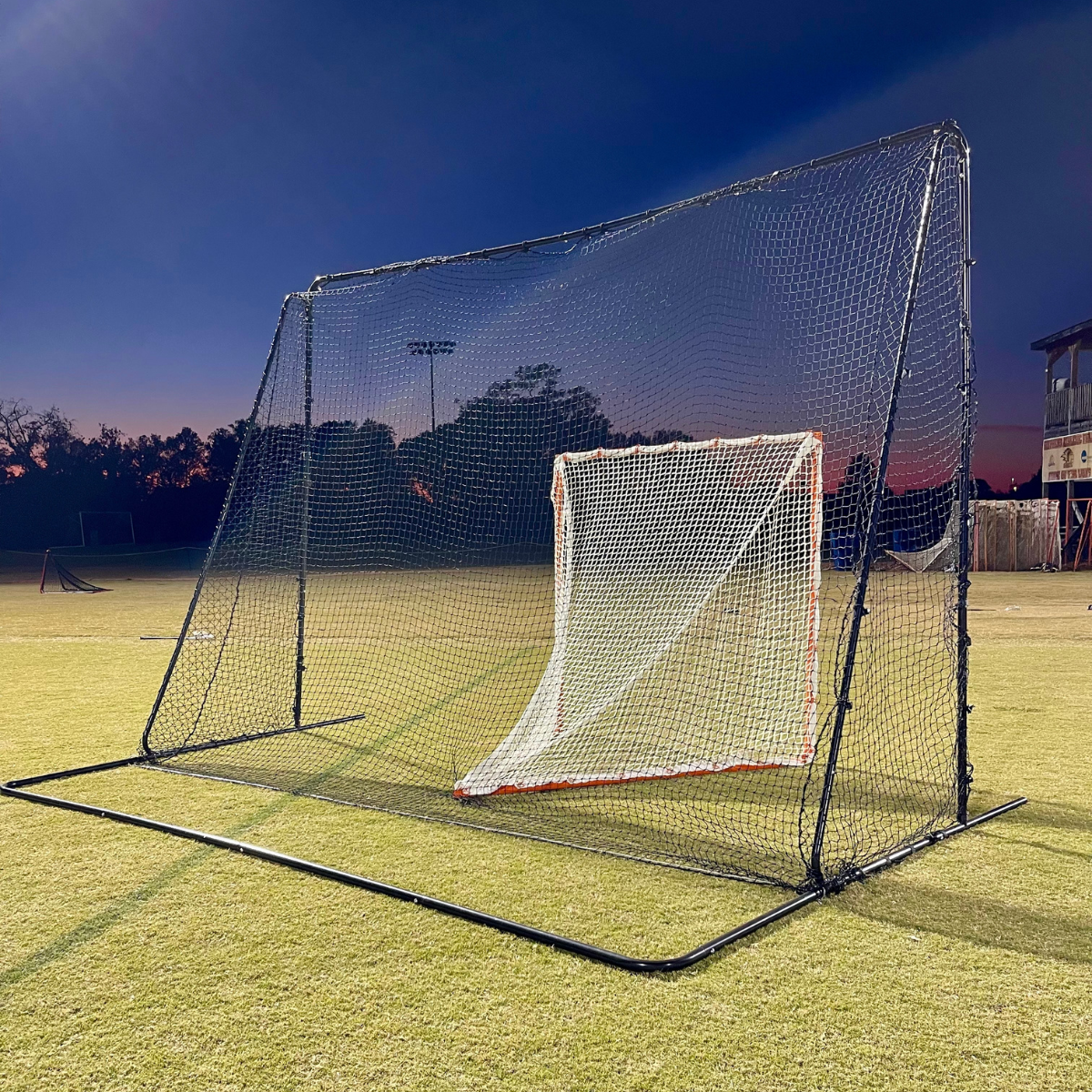 CrankCage Lacrosse Goal Backstop, 14'x10'x 7' by Crankshooter® - Free Shipping