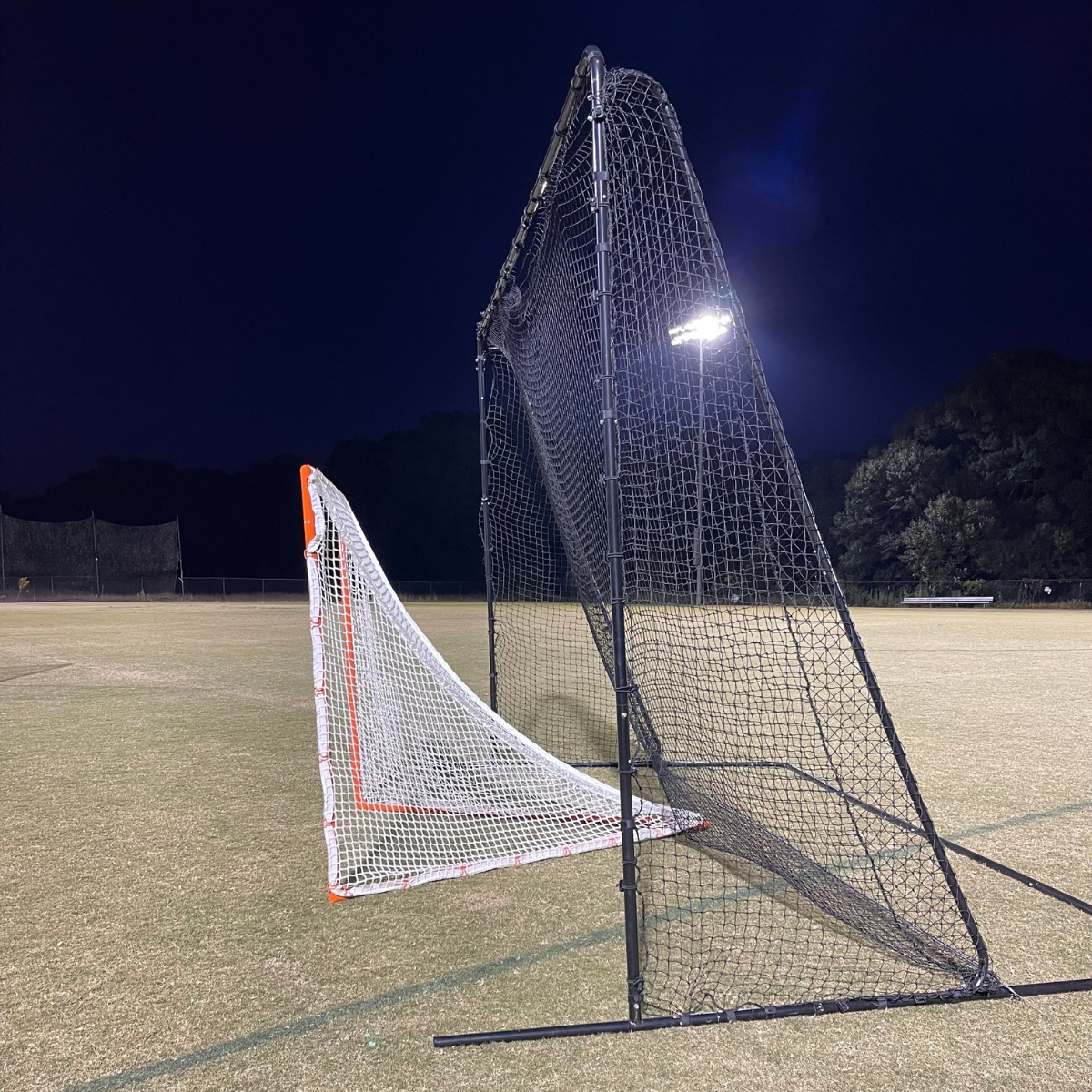 CrankCage Lacrosse Goal Backstop, 14'x10'x 7' by Crankshooter® - Free Shipping