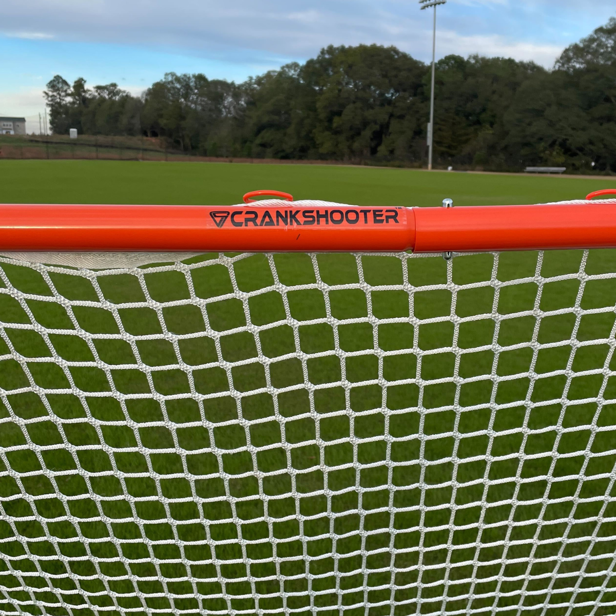 NEW! QUICK CLIP™ Youth/Backyard Lacrosse Goal, With Quick Attach Netting, Attaches in 90 seconds, Includes 4mm White Net - Free Shipping