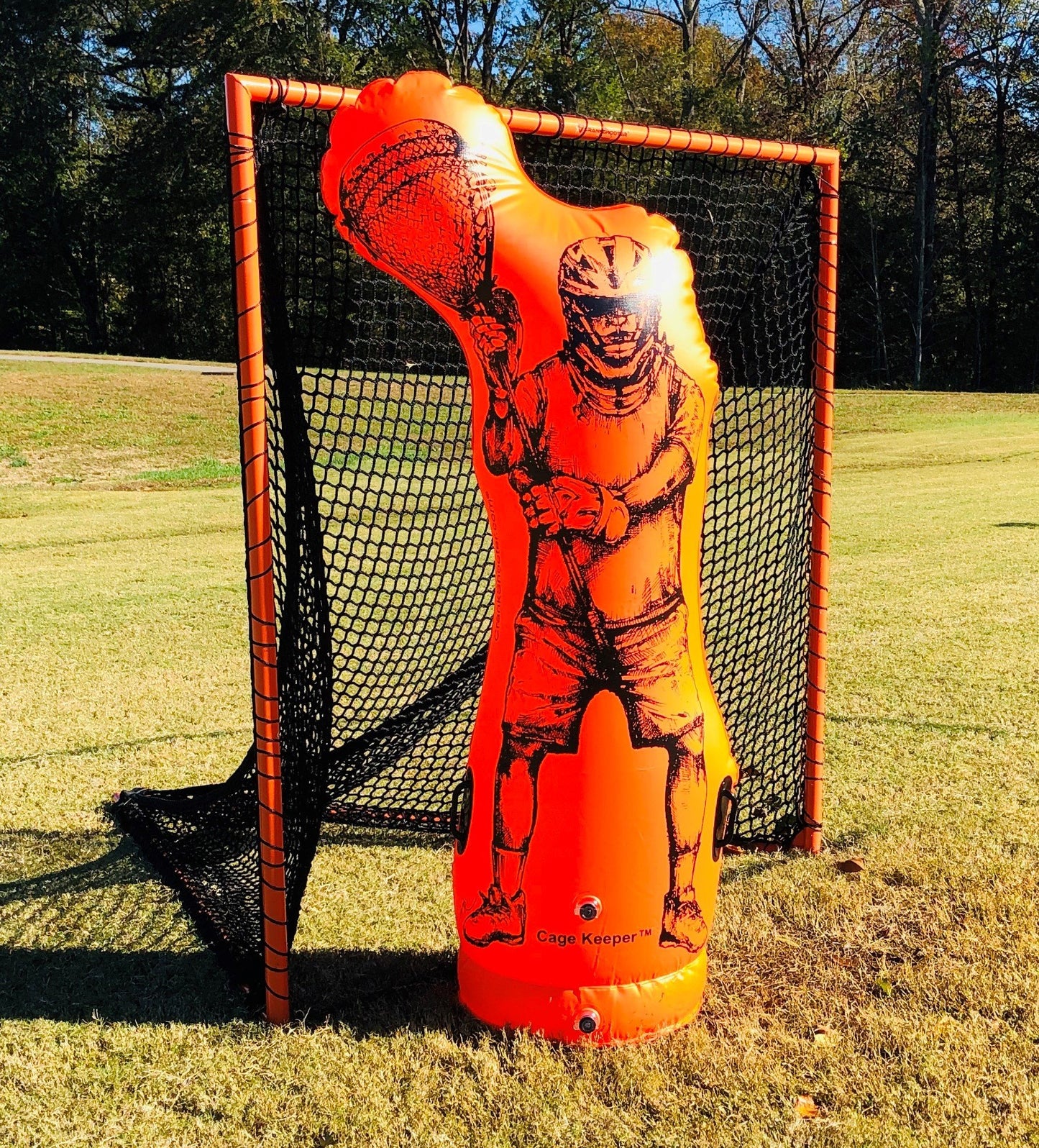 NEW! Cage Keeper™ by Crankshooter® - Inflatable Goalie, Dummy, Shooting Trainer - FREE SHIPPING!