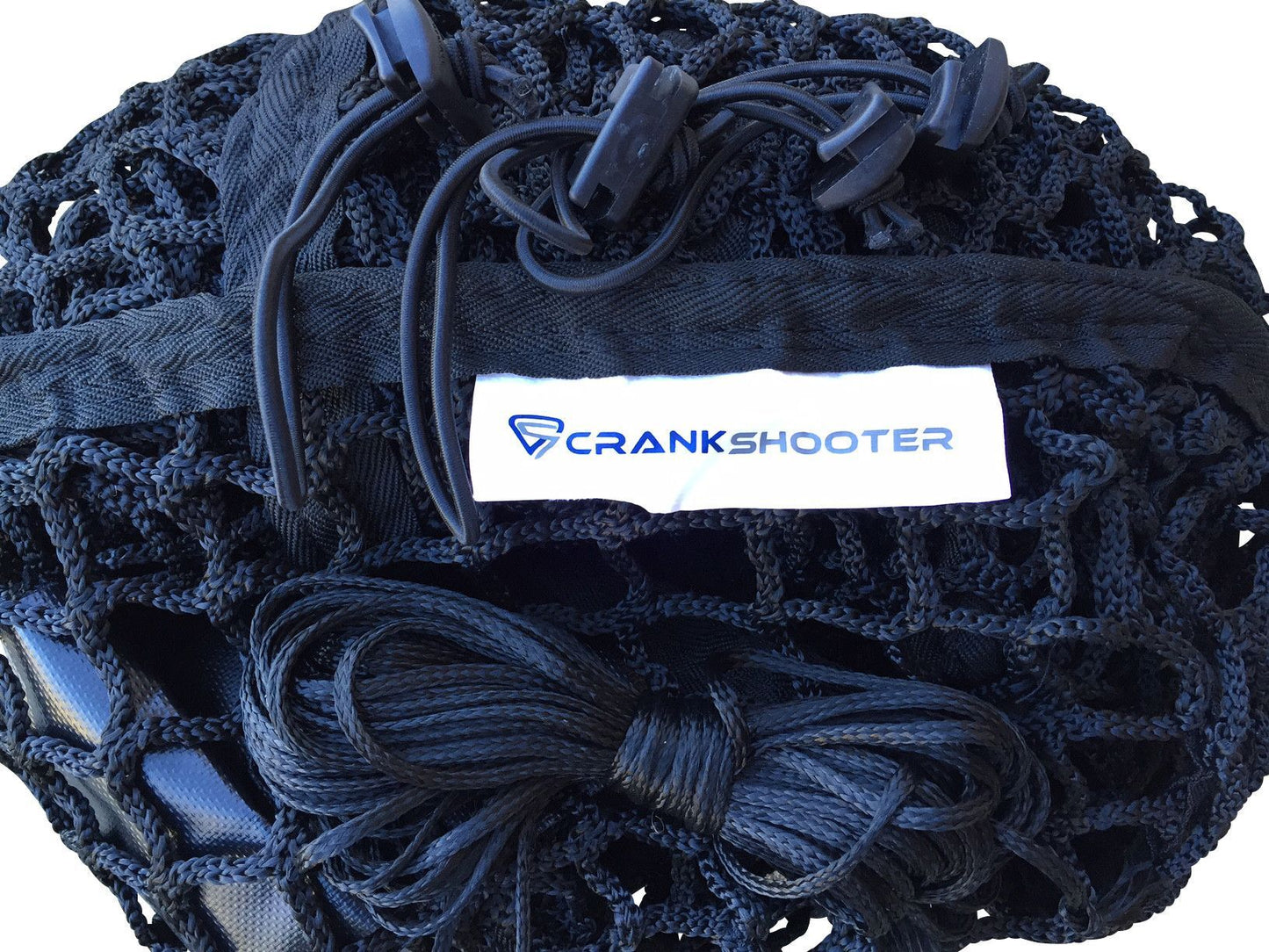 (4'9" x 4ft x 5ft) 6mm Black or White BOX Lacrosse Net - by CrankShooter® - FREE Shipping