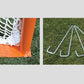 Lacrosse Goal High School/College Game Goal 6'x6'x7' by Crankshooter® 118 lbs. Frame Only - Free Shipping