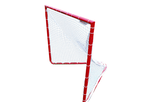 Box Lacrosse Goal, 4x4x4, 26 lbs. Includes 5mm White Net - Free Shipping
