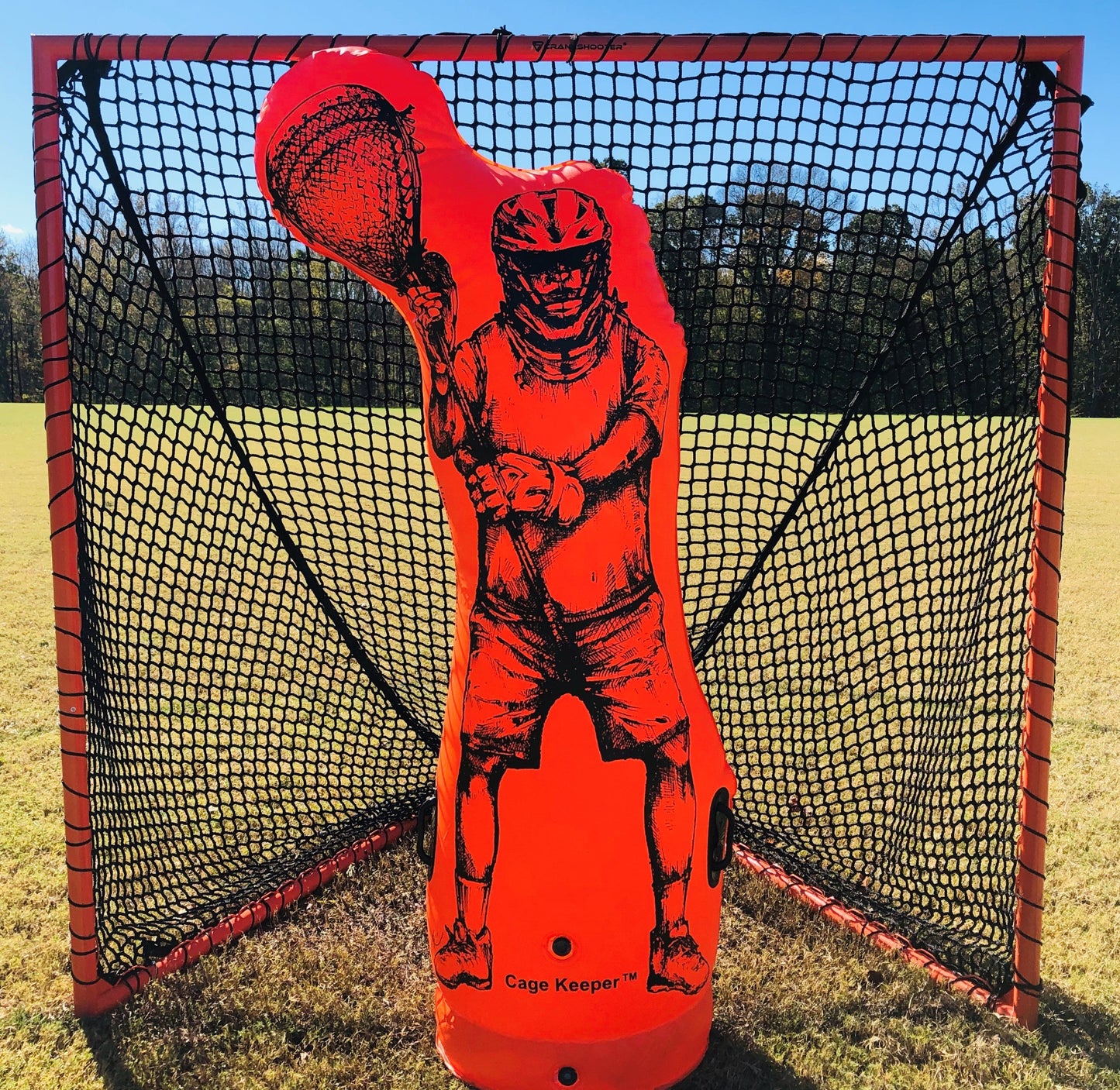 NEW! Cage Keeper™ by Crankshooter® - Inflatable Goalie, Dummy, Shooting Trainer - FREE SHIPPING!