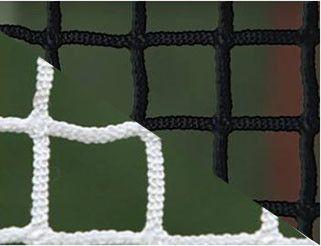 4mm Youth/Elementary Lacrosse Net, 6'x6'x7', Includes 120 ft. of Lacing Cord & Bungees, By Crankshooter® - Free Shipping