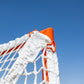 NEW! QUICK CLIP™ Tournament Lacrosse Goal, With Quick Attach Netting, Attaches in 90 seconds, Includes 5mm or 6mm White Net - Free Shipping