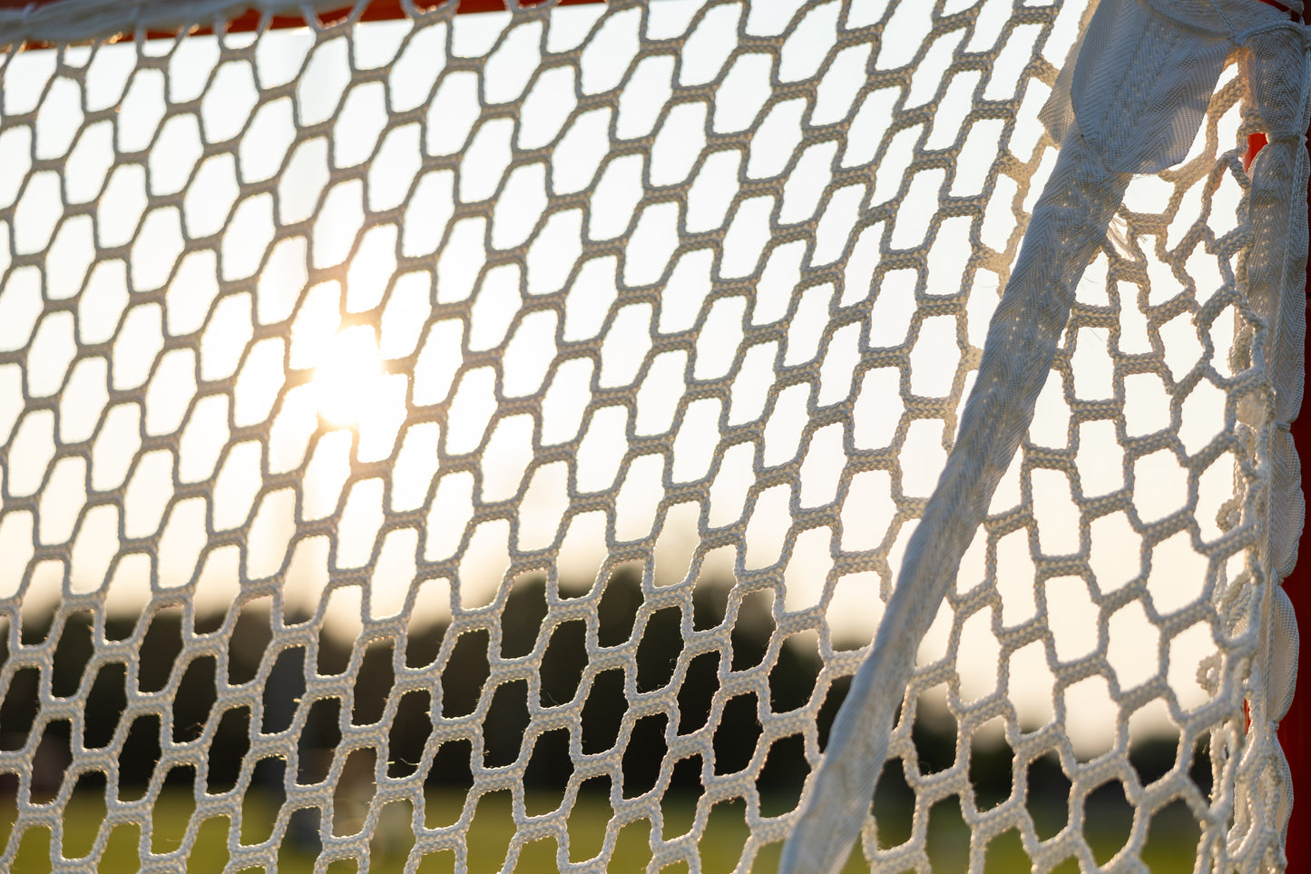 NEW! 6mm or 7mm STINGER 'Hexagon' Lacrosse Replacement Net, 6x6x7, Available in White & Black, 120 ft Lacing Cord & Bungees, by Crankshooter® USA LACROSSE/NCAA APPROVED (DOUBLE LIFESPAN) - FREE SHIPPING