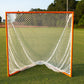 NEW! 6mm or 7mm STINGER 'Hexagon' Lacrosse Net, 6'x6'x7', Available in White & Black, 120 ft Lacing Cord & Bungees, by Crankshooter® USA LACROSSE/NCAA APPROVED (DOUBLE LIFESPAN) - FREE SHIPPING