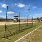 NEW! - Backstop CURV 10' x 30' Adjustable Angle System w/3mm knotted poly net by CrankShooter®   FREE SHIPPING