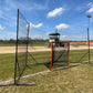 NEW! - Backstop CURV 10' x 30' Adjustable Angle System w/3mm knotted poly net by CrankShooter®   FREE SHIPPING