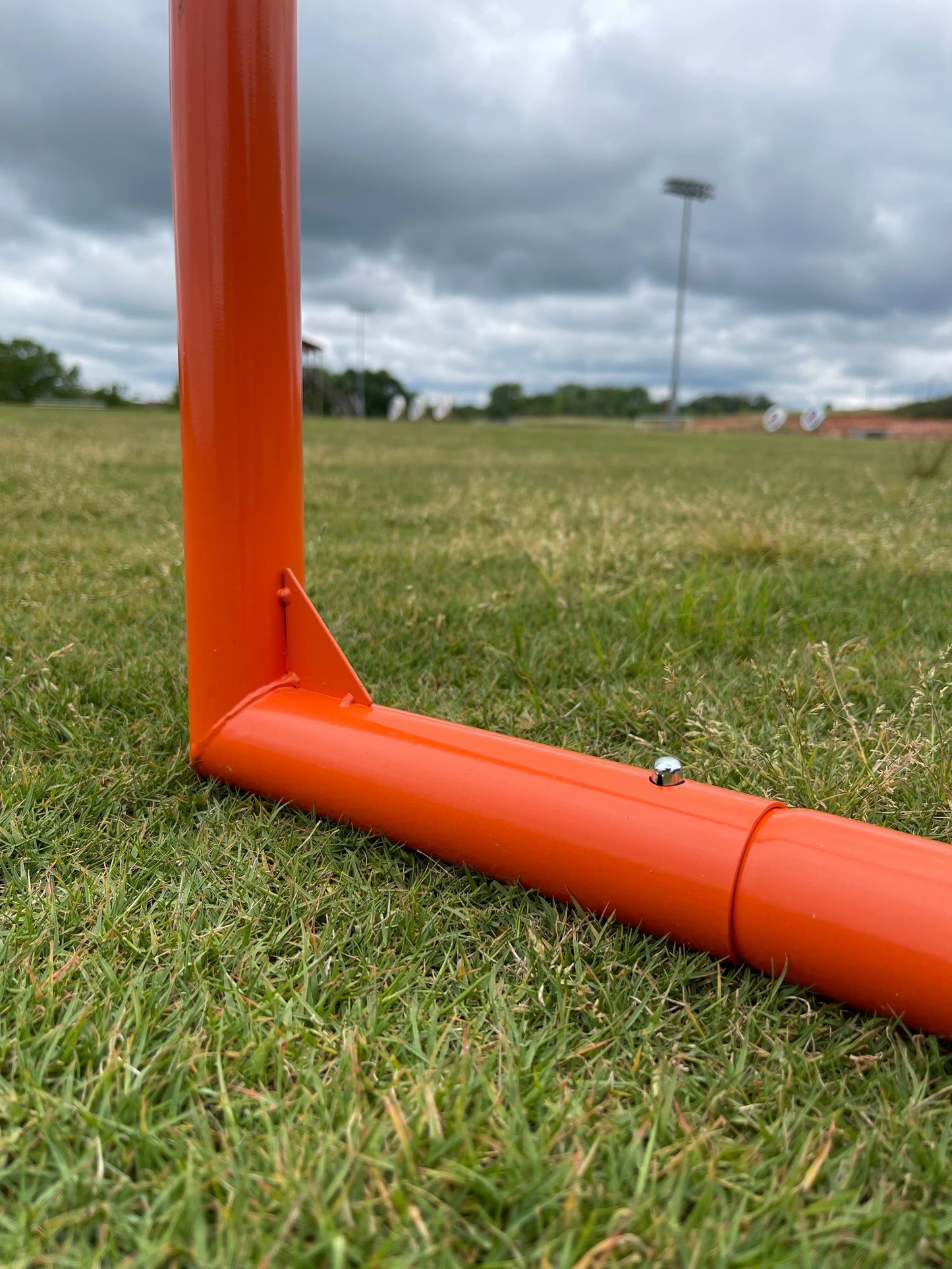 Tournament Lacrosse Goal, 6'x6'x7', 35 lbs. Includes 4mm - 7mm White or Black Net - Free Shipping