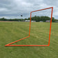 Tournament Lacrosse Goal, 6'x6'x7', 35 lbs. Includes 4mm - 7mm White or Black Net - Free Shipping